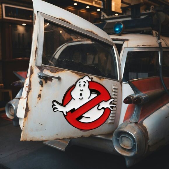 Ghostbusters Classic Movie No Ghost Sign Logo Enamel Metal Pin 80's Halloween - Picture 5 of 6